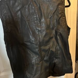 AQUA Leather Vest